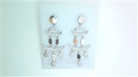 Orecchini Sommer Donna in Oro bianco PENDENTI ZIRC 510 P N/Z - PENDENTI ZIRC 510 P N/Z
